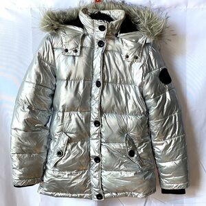 Diesel Puffer Jacket With Hoodie